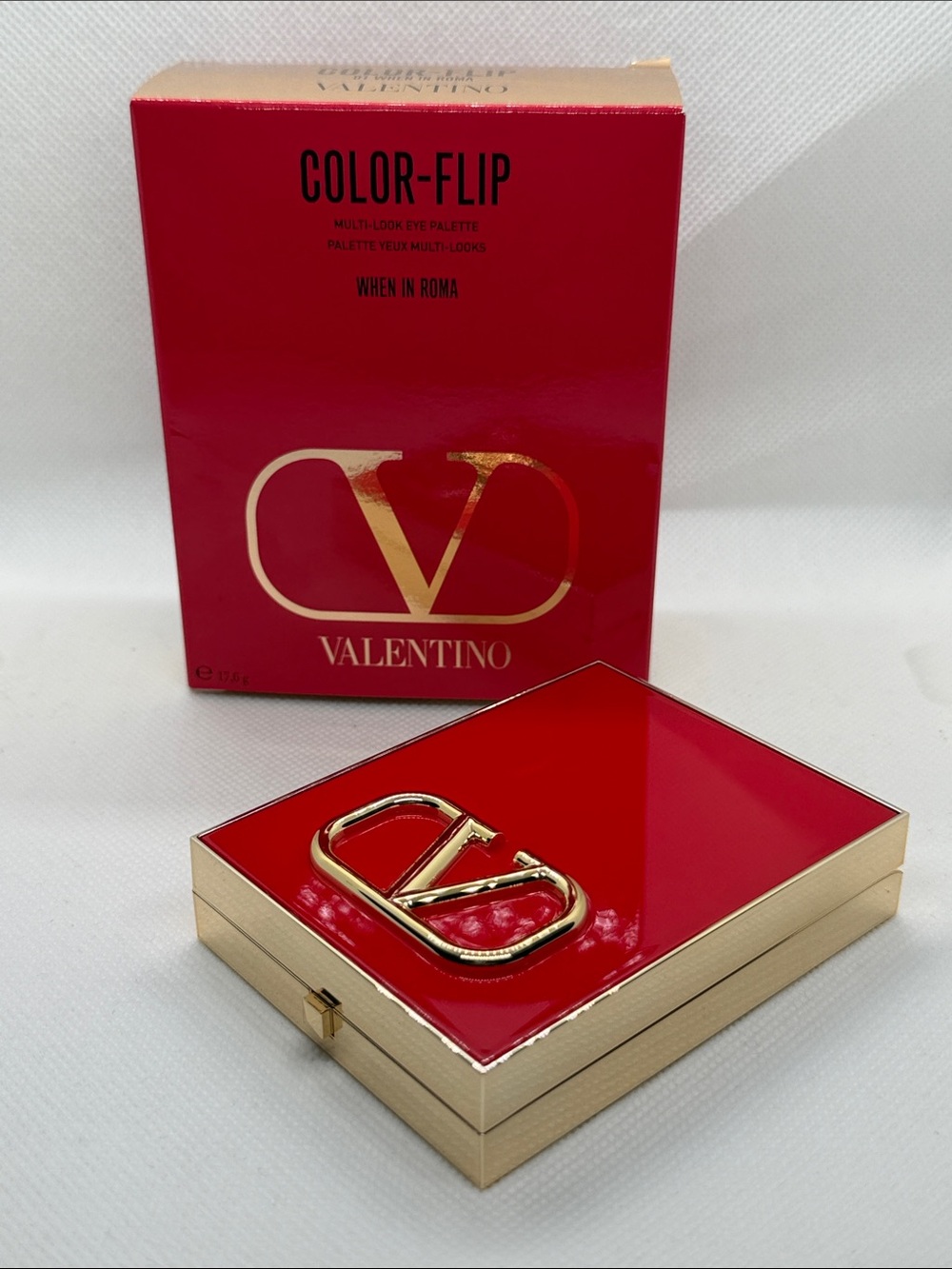 Valentino Red & Gold Color-Flip Multi-Look Eye Palette